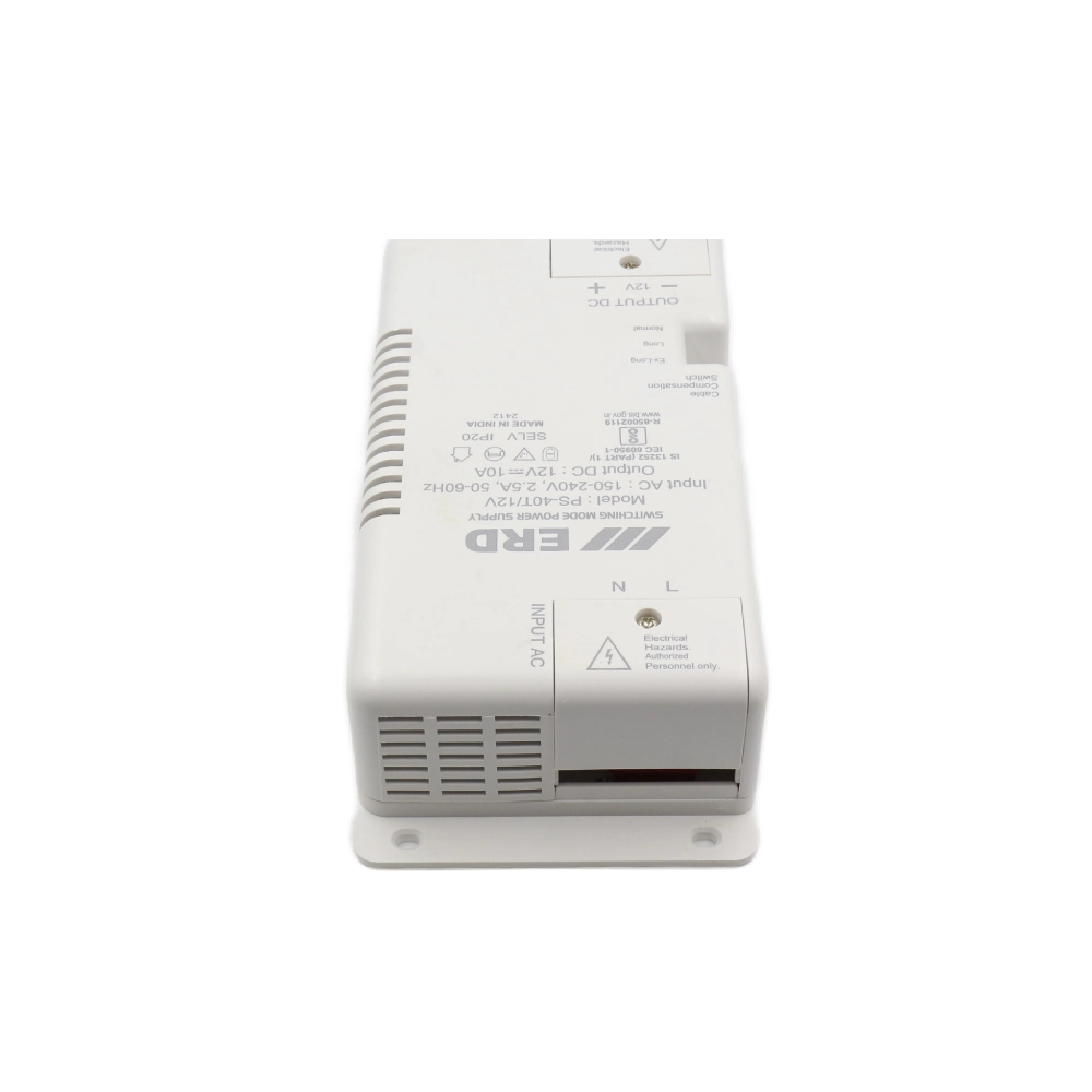 ERD CCTV Power Supply 12v/10a Slim For 8ch (PS40T) view 4